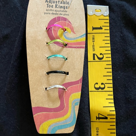 OP Vibrant Adjustable Toe Rings Set - Picture 4 of 4